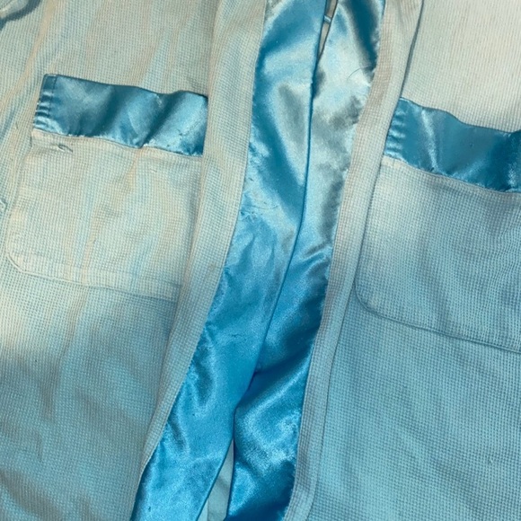 Elegant Blue Women's Robe - Picture 6 of 12